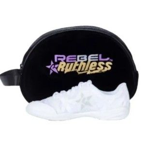 Rebel Ruthless Womens White Competition Cheer Cheerleading Shoes Sneakers 14 NEW